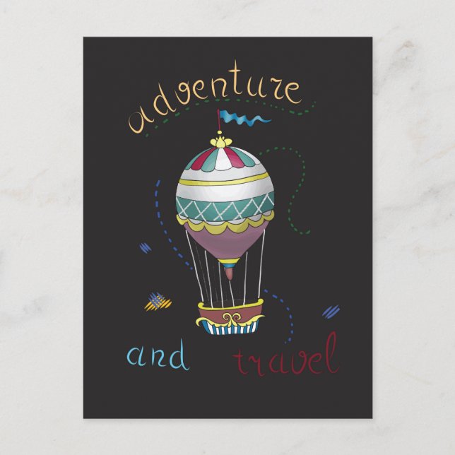 Carte Postale ballon (Devant)