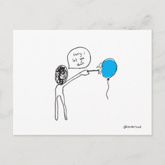 carte postale ballon