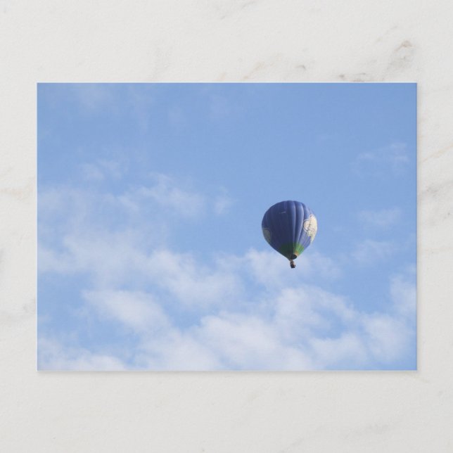 Carte Postale Ballon à air chaud (Devant)