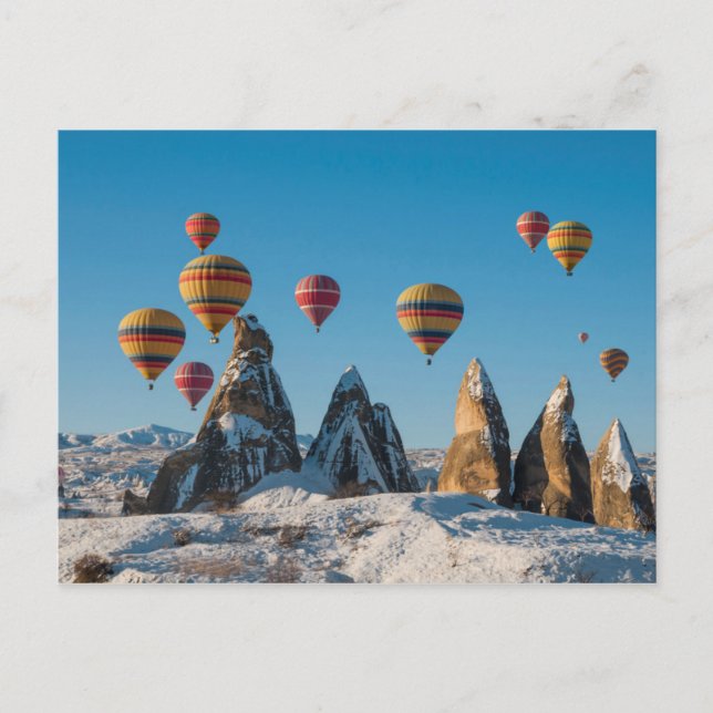 Carte Postale Ballon à air chaud en Cappadoce (Devant)