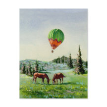 BALLON À AIR CHAUD par SHARON SHARPE