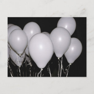 Carte Postale Ballon blanc