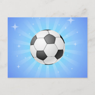 CARTE POSTALE BALLON DE FOOT
