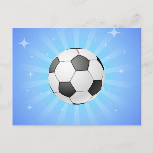 CARTE POSTALE BALLON DE FOOT (Devant)