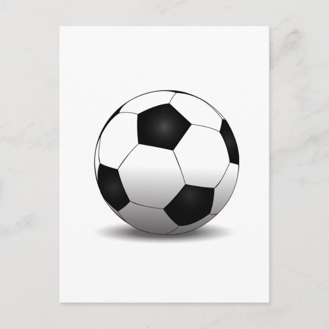 Carte Postale Ballon de foot (Devant)
