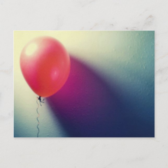 Carte Postale Ballon Rouge (Devant)