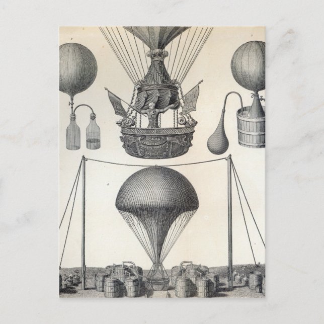 Carte Postale Ballons (Devant)