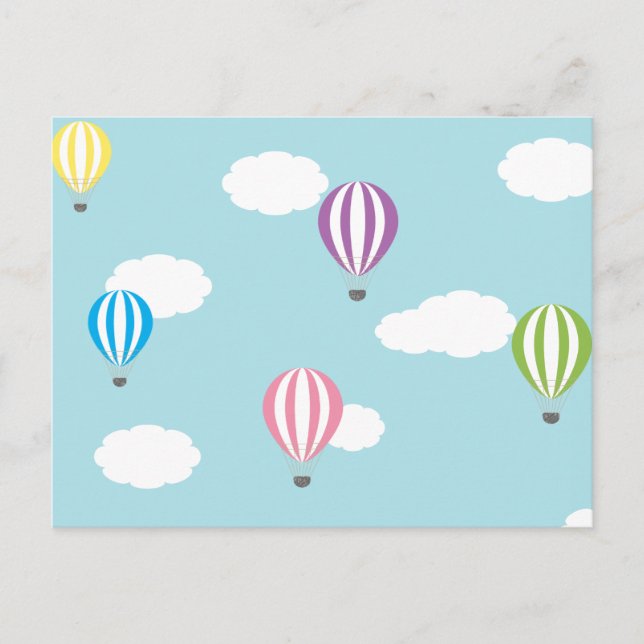 Carte Postale Ballons (Devant)