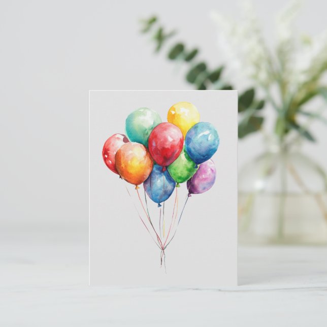 Carte Postale Ballons (Debout devant)