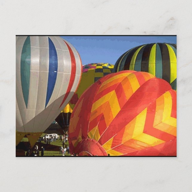 Carte Postale Ballons à air chaud (Devant)