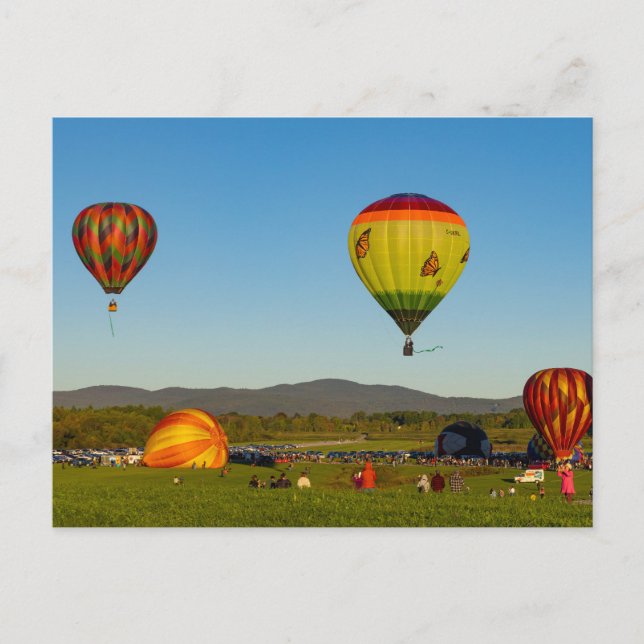 Carte Postale Ballons à Air Chaud (Devant)