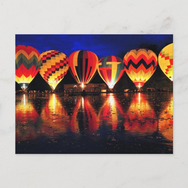 Carte Postale Ballons à air chaud (Devant)