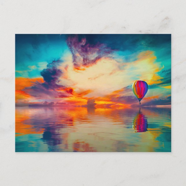 Carte Postale Ballons à air chaud (Devant)