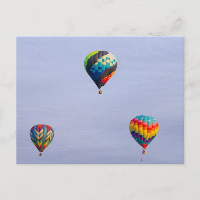 Carte Postale Ballons à air chaud (Devant)