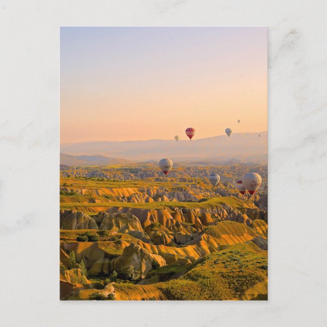 Carte Postale Ballons à air chaud (Devant)