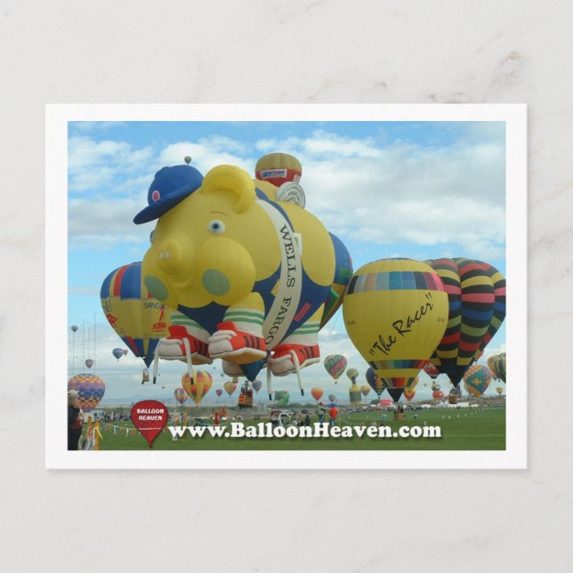Carte Postale Ballons ABQ-419 (Devant)