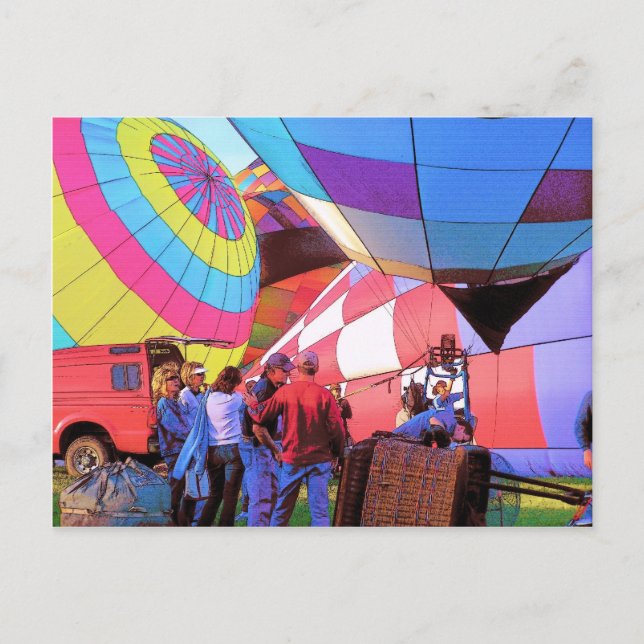 Carte Postale Ballons Art 5 (Devant)