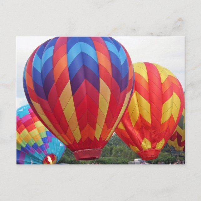Carte Postale Ballons aux couleurs vives (Devant)