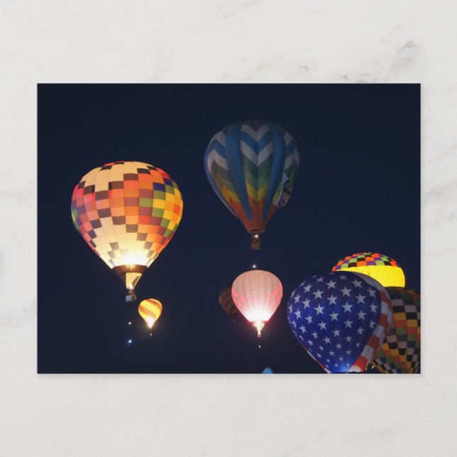 Carte Postale Ballons brillants (Devant)