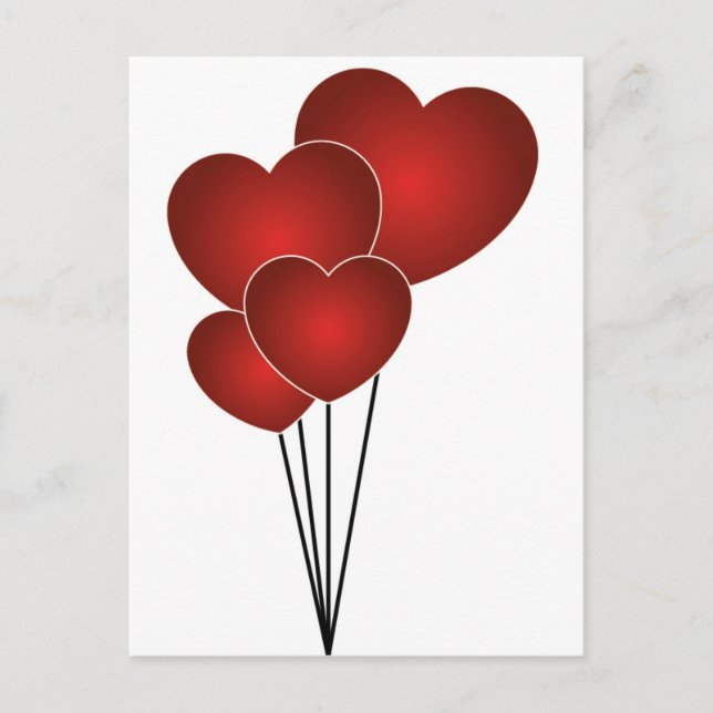 Carte Postale Ballons cardiaques (Devant)