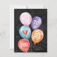 Ballons colorés en aquarelle avec texte encouragea