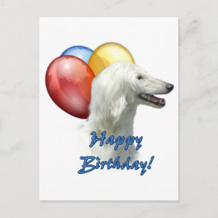 Carte Postale Ballons d'anniversaire afghan