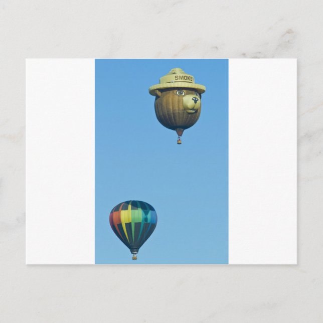 Carte Postale Ballons heureux (Devant)