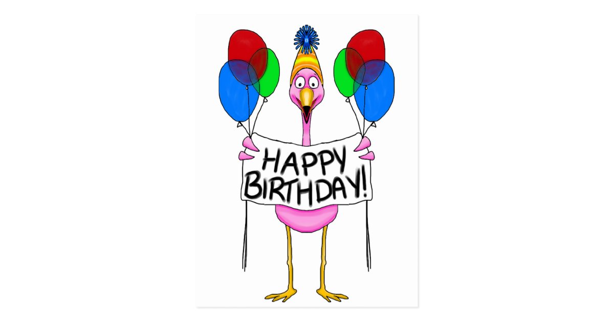 Carte Postale Ballons Lunatiques De Joyeux Anniversaire De Zazzle Fr