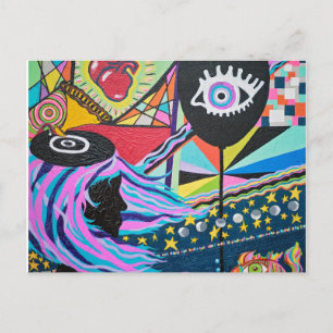Carte Postale Ballons noirs