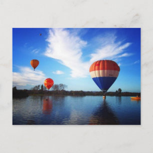 Carte Postale Ballons sur le lac Henley