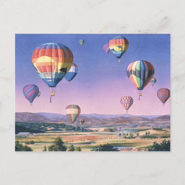 Carte Postale Ballons sur San Dieguito (Devant)