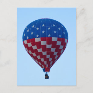 Carte Postale Balloon 6822 Étoiles et rayures