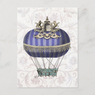 Carte Postale Balloon Baroque Avec Temple