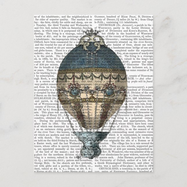 Carte Postale Balloon baroque Imaginaire 2 2 (Devant)