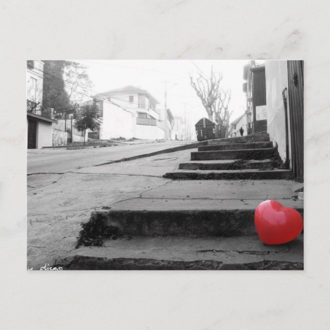 Carte Postale Balloon dans la rue (Devant)