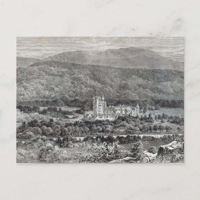 Carte Postale Balmoral, de 'Leisure Hour', 1888 (Devant)