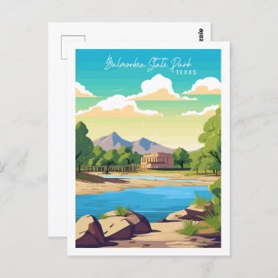 Carte Postale Balmorhea State Park Texas lieu de voyage vintage