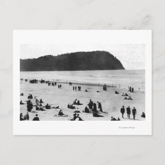 Carte Postale Balnéaire, Oregon Beach et Tillamook Head (Devant)