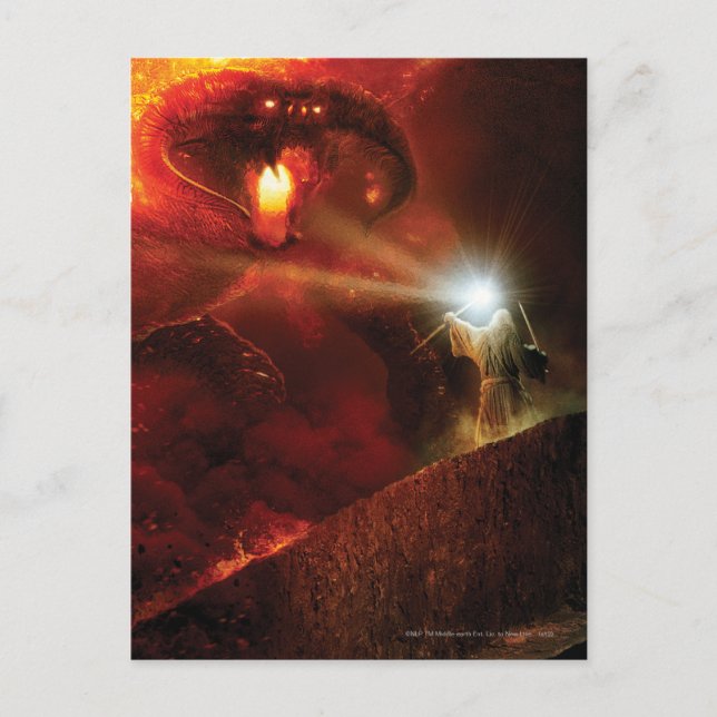Carte Postale Balrog contre GANDALF™ (Devant)