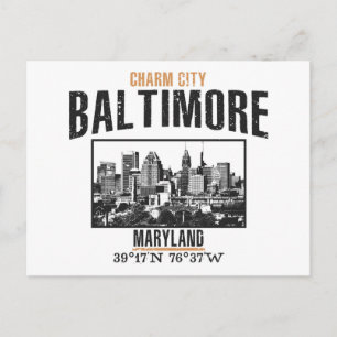 Carte Postale Baltimore