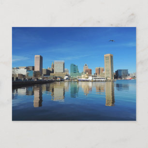 Carte Postale Baltimore Skyline