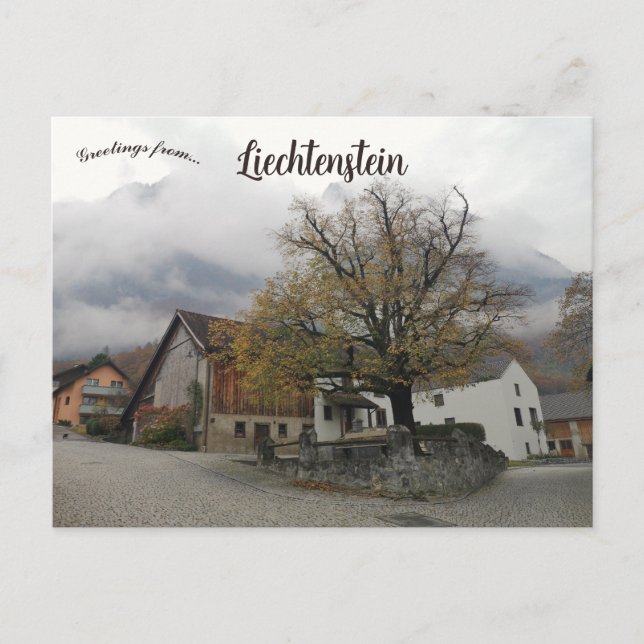 Carte Postale Balzers Liechtenstein (Devant)