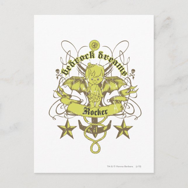 Carte Postale Bam Bam Bedrock Dreams (Devant)