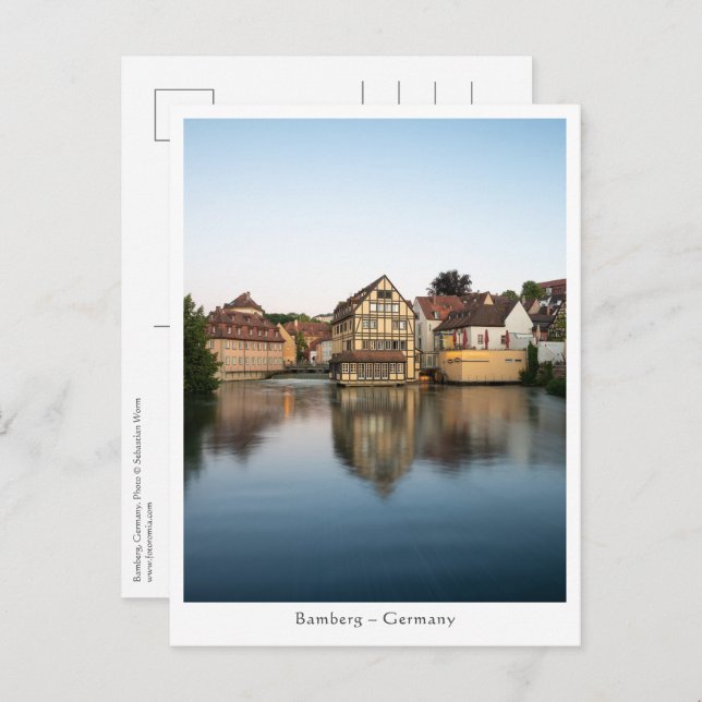 Carte Postale Bamberg Allemagne Photo (Devant / Derrière)