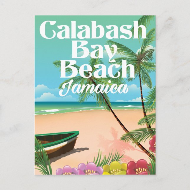 Carte Postale Bamboo Beach Jamaïque (Devant)