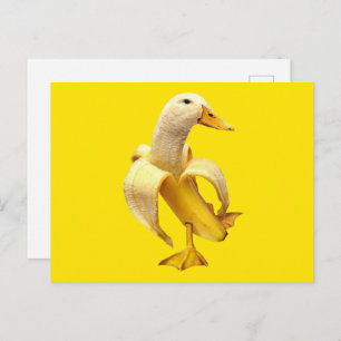 Carte postale Banana Duck Meme