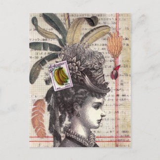 Carte Postale Banana Lady