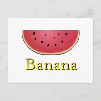 Carte Postale Banane