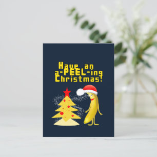Carte Postale Banane de Noël