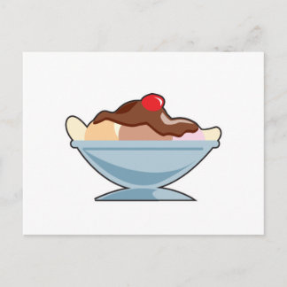 Carte Postale banane split